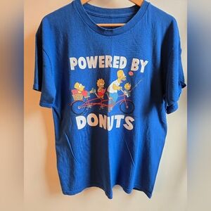 The SIMPSONS Mens T-Shirt with Fun Donut Design